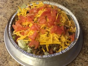 taco salad for lunch in north east